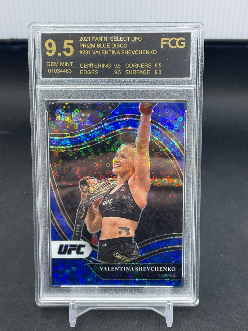 2021 PANINI SELECT - PRIZM BLUE DISCO - V. SCHEVCHENKO - #281 - #'D/99 - FCG 9.5