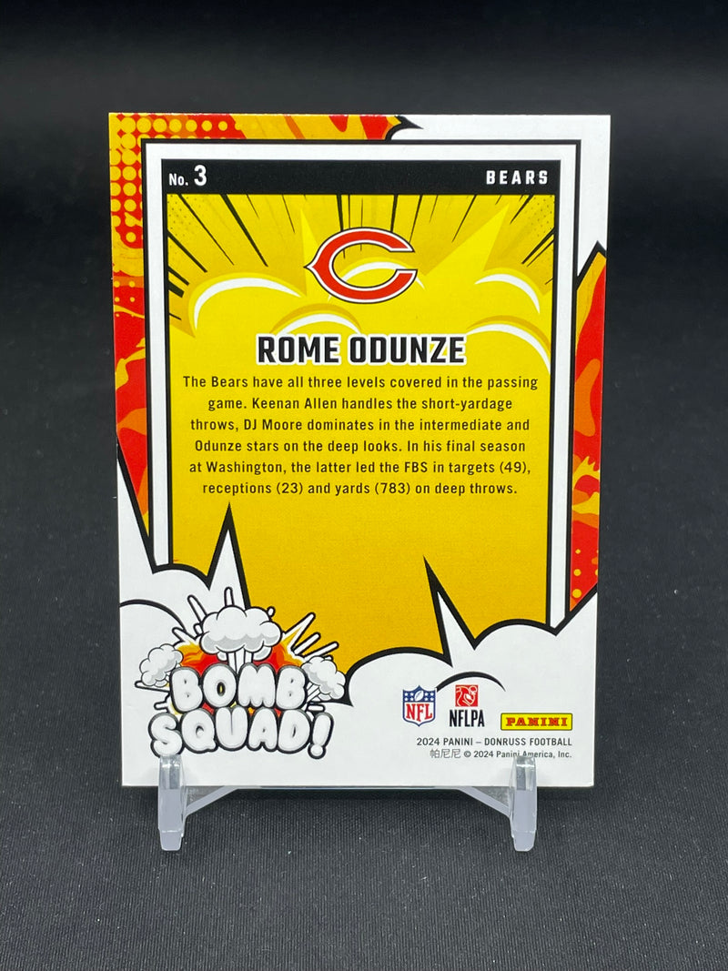 2024 PANINI DONRUSS - BOMB SQUAD! - R. ODUNZE -