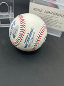 MLB - OFFICIAL BASEBALL - MIKE HARGROVE AUTOGRAPH - TRISTAR AUTHENTICATED