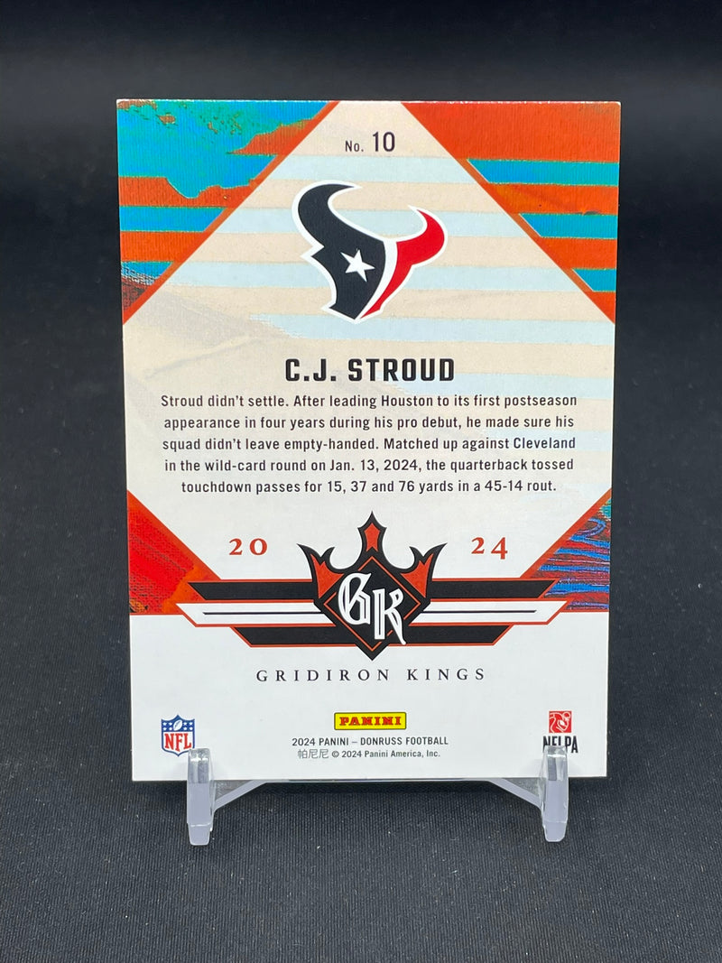 2024 PANINI DONRUSS - GRIDIRON KINGS - C. STROUD -