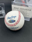 MLB - OFFICIAL BASEBALL - MIKE HARGROVE AUTOGRAPH - TRISTAR AUTHENTICATED