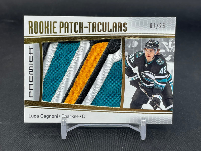 2025 UPPER DECK PREMIER - ROOKIE PATCH-TACULARS - L. CAGNONI - #RPT-LC - #'D/25 - RELIC - RC