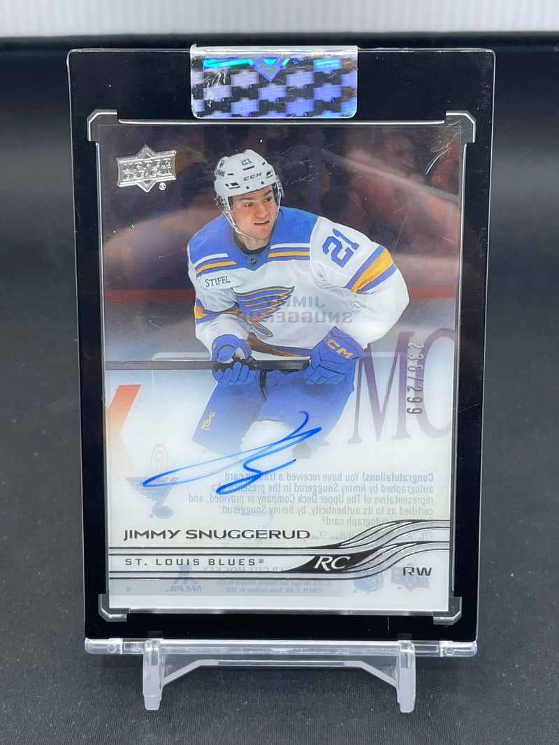 2025 UPPER DECK CLEAR CUT - J. SNUGGERUD - #CC-JS - #'D/299 - AUTOGRAPH - RC