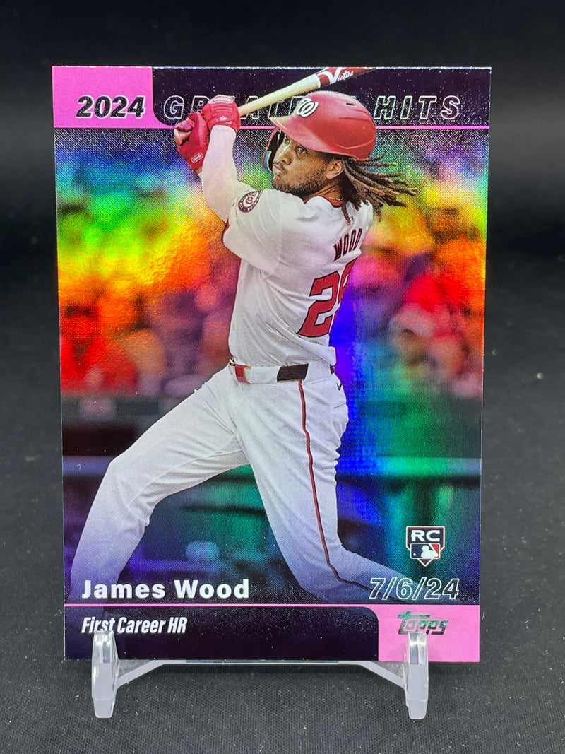 2025 TOPPS SERIES ONE - PINK - GREATEST HITS - J. WOOD -