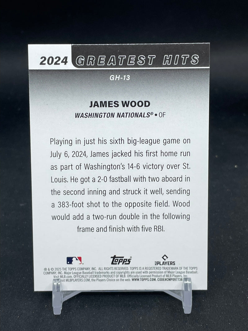 2025 TOPPS SERIES ONE - PINK - GREATEST HITS - J. WOOD -