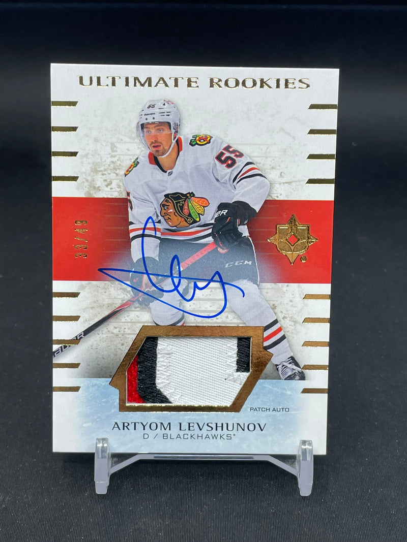 2025 UPPER DECK ULTIMATE - ULTIMATE ROOKIES - A. LEVSHUNOV - #193 - #'D/49 - RELIC - AUTOGRAPH - RC