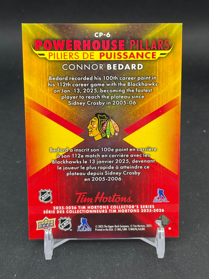 2025 UPPER DECK TIM HORTONS - POWERHOUSE PILLARS - C. BEDARD -