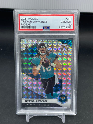 2021 PANINI MOSAIC - SILVER MOSAIC - T. LAWRENCE - #301 - PSA 10 - RC