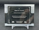 2024 TOPPS STAR WARS CHROME GALAXY - ARMOR SHADOWBOX - BOBA FETT HELMET -