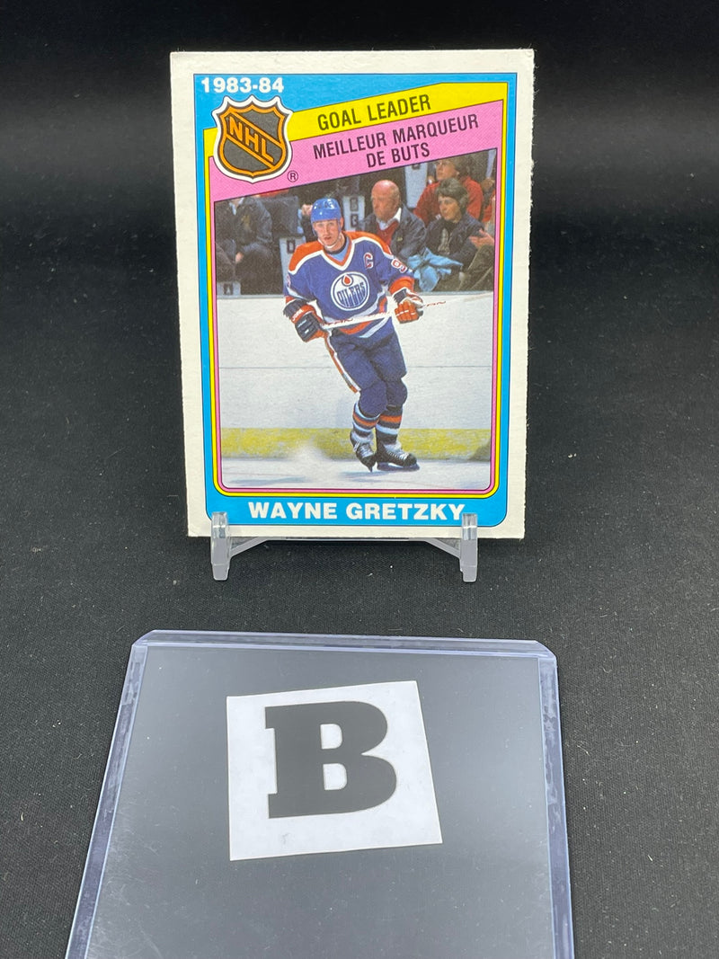 1984 O-PEE-CHEE - GOAL LEADERS - W. GRETZKY -