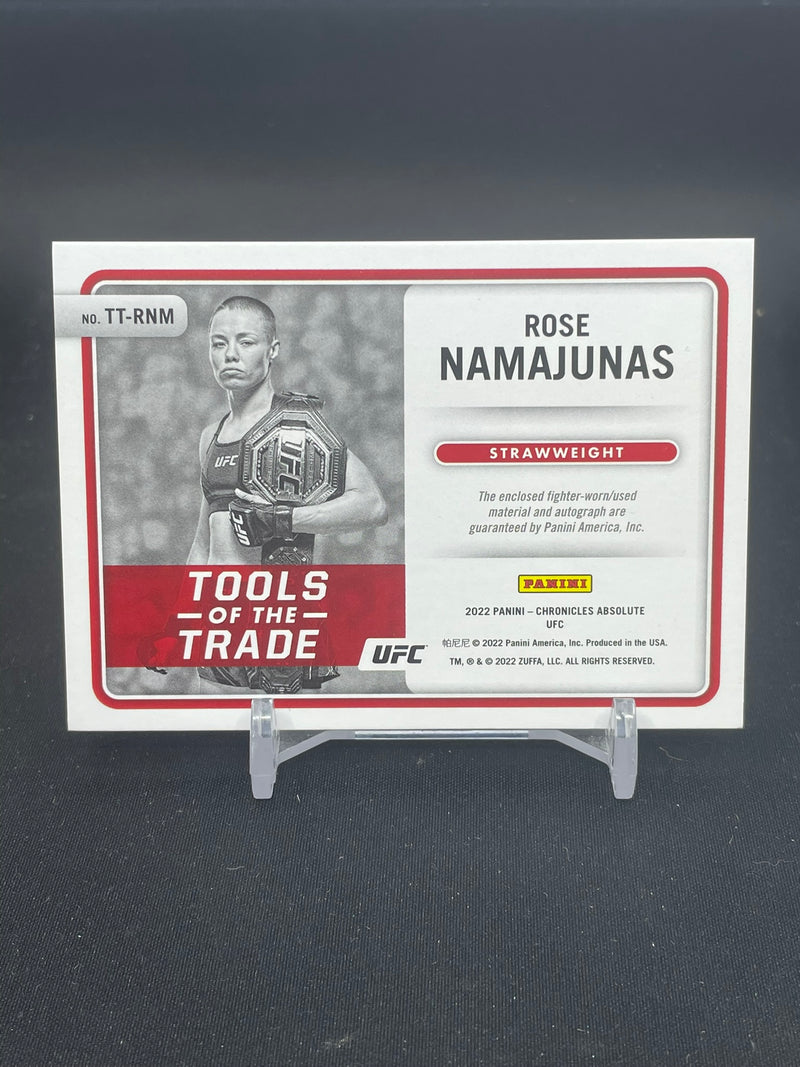 2022 PANINI IMMACULATE - TOOLS OF THE TRADE - R. NAMAJUNAS - #TT-RNM - #'D/99 - TRIPLE RELIC - AUTOGRAPH
