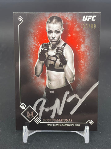 2017 TOPPS MUSEUM COLLECTION - SILVER INK - R. NAMAJUNAS - #MA-RN - #'D/99 - AUTOGRAPH