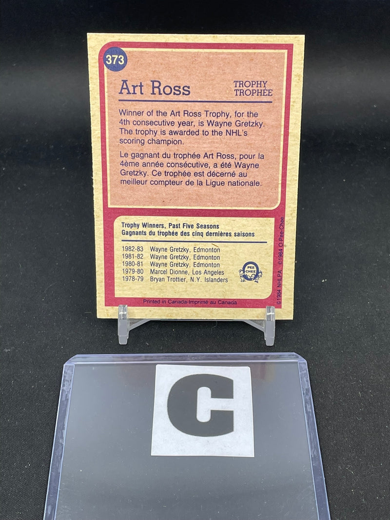 1984 O-PEE-CHEE - ART ROSS TROPHY - W. GRETZKY -