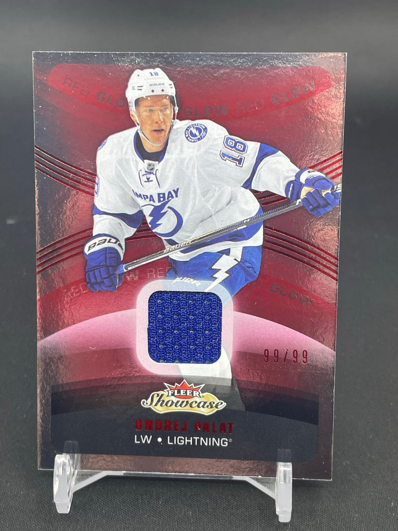 2015 FLEER SHOWCASE - RED GLOW JERSEY - SINGLES - SELECT YOUR PLAYER