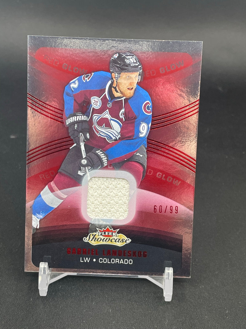 2015 FLEER SHOWCASE - RED GLOW JERSEY - SINGLES - SELECT YOUR PLAYER