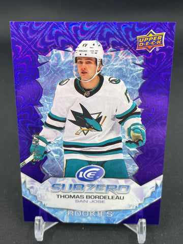 2022 UPPER DECK ICE - SUBZERO ROOKIES - T. BORDELEAU - #SZ-TB - #'D/999 - RC