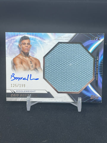 2024 TOPPS UFC KNOCKOUT - JUMBO FIGHT MAT - C. BORRALHO - #AJFM-CB - #'D/199 - RELIC - AUTOGRAPH