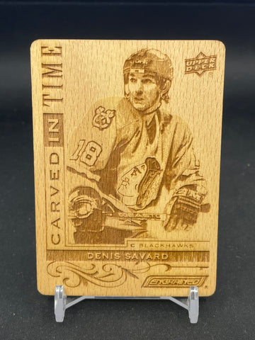 2024 UPPER DECK ENGRAINED ICONS - CARVED IN TIME - D. SAVARD - #CT-DS