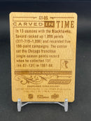 2024 UPPER DECK ENGRAINED ICONS - CARVED IN TIME - D. SAVARD -