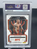 2022 PANINI PRIZM - GREEN PLSAR - D. POIRIER - #SGDPR - #'D/25 - AUTOGRAPH - PSA 9