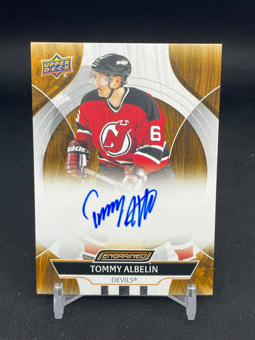2024 UPPER DECK ENGRAINED ICONS - T. ALBELIN - #CA-TD - AUTOGRAPH