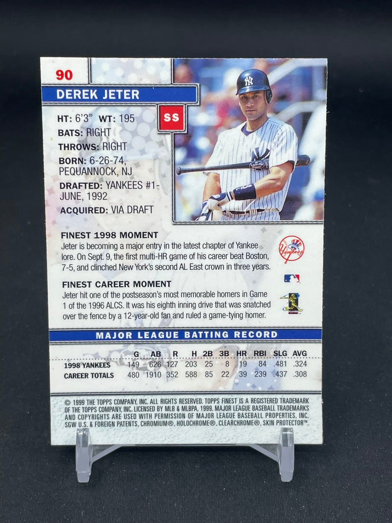 1999 TOPPS FINEST - D. JETER -