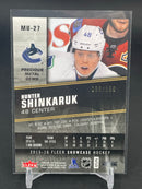 2015 FLEER SHOWCASE - RED PRECIOUS METAL GEMS - H. SHINKARUK - #MU-27 - #'D/150