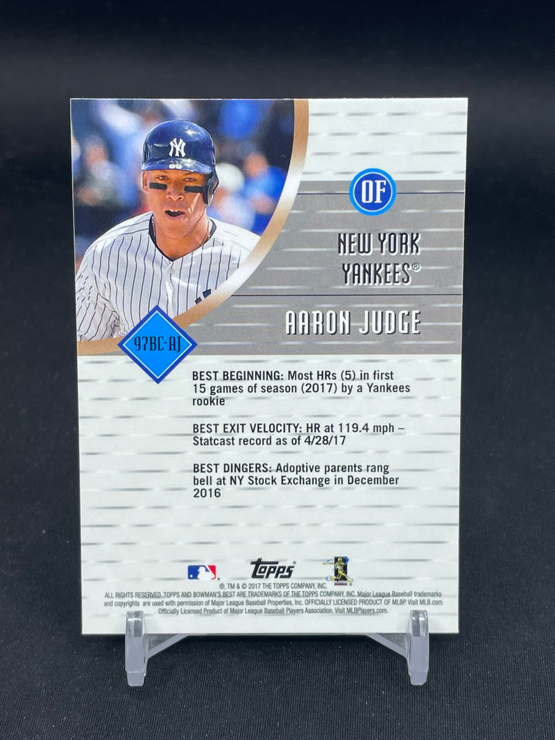 2017 TOPPS BOWMAN'S BEST - BEST CUTS - A. JUDGE -