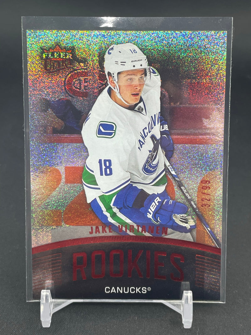 2015 FLEER SHOWCASE - PLATINUM MEDALLION - ROOKIES - J. VIRTANEN - #U17 - #'D/99