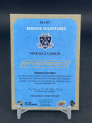 2024 UPPER DECK ENGRAINED ICONS - BEEHIVE SIGNATURES - M. GARON -