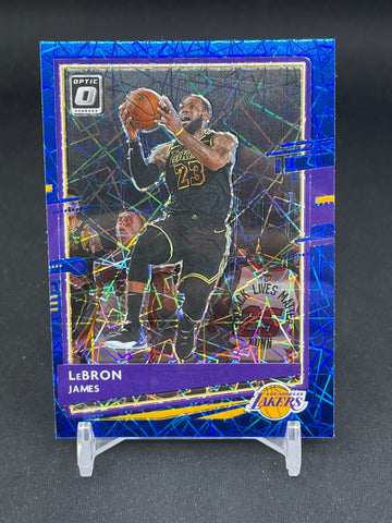 2020 PANINI DONRUSS OPTIC - BLUE VELOCITY - L. JAMES - #13