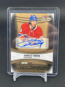 2015 FLEER SHOWCASE - HOT PROSPECTS AUTOS - C. HUDON - #132 - #'D/299 - AUTOGRAPH - RC