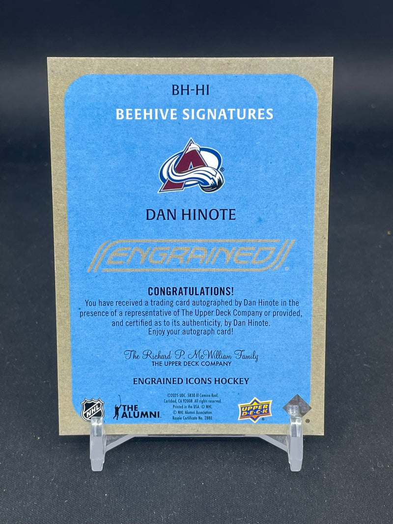 2024 UPPER DECK ENGRAINED ICONS - BEEHIVE SIGNATURES - D. HINOTE -
