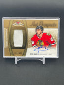 2015 FLEER SHOWCASE - HOT PROSPECTS ROOKIE AUTO PATCH - K. BAUN - #174 - #'D/499 - AUTOGRAPH - RELIC - RC