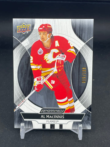 2024 UPPER DECK ENGRAINED ICONS - EBONY - A. MACINNIS - #63 - #'D/199