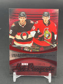 2015 FLEER SHOWCASE - HOT PROSPECTS DUOS - RED GLOW - C. WIDEMAN / M. MCCORMICK - #123 - #'D/25