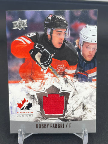 2015 UPPER DECK TEAM CANADA JUNIORS - R. FABBRI - #114 - RELIC
