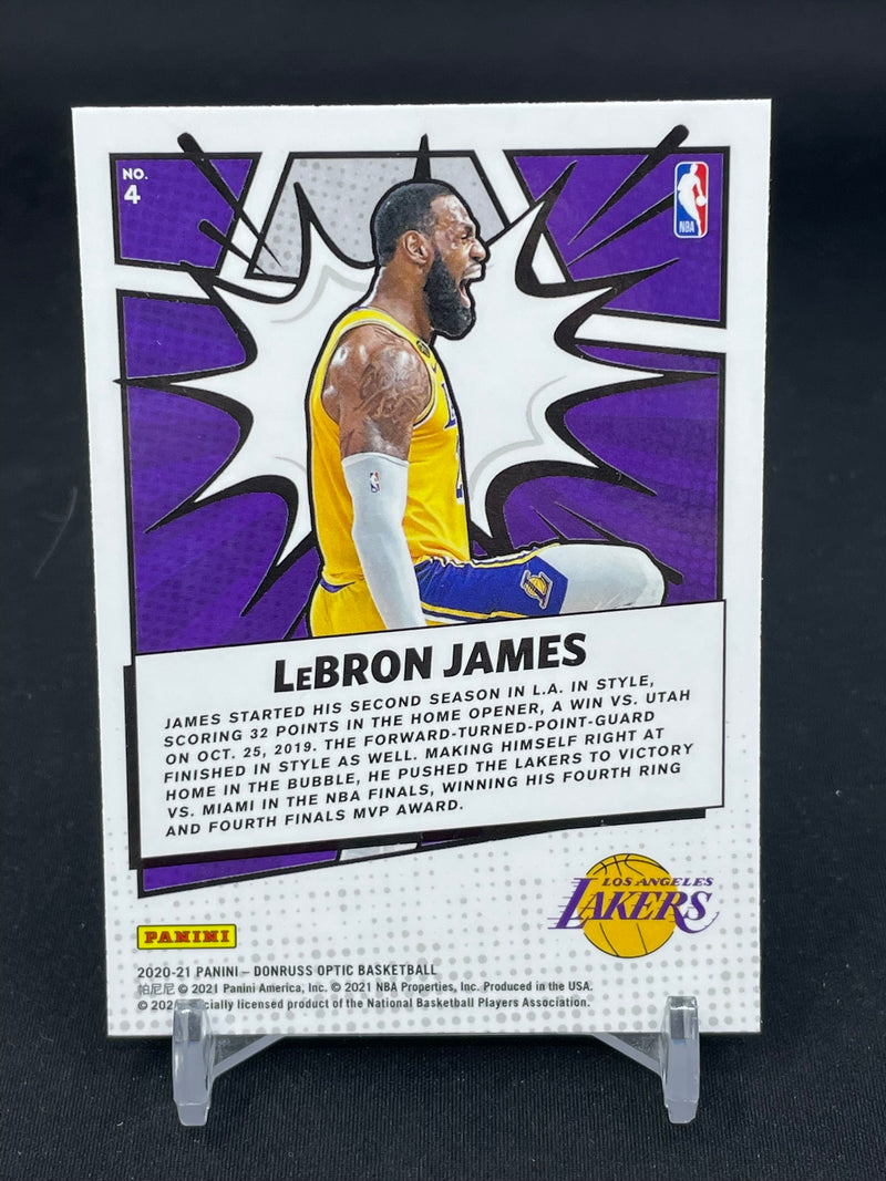 2020 PANINI DONRUSS OPTIC - MY HOUSE! - L. JAMES -