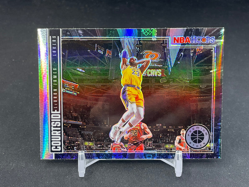 2019 PANINI NBA HOOPS PREMIUM STOCK - PRIZM - COURTSIDE - L. JAMES -