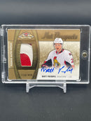 2015 FLEER SHOWCASE - HOT PROSPECTS ROOKIE AUTO PATCH - M. PUEMPEL - #167 - #'D/499 - RELIC - AUTO - RC