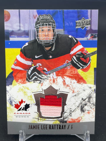 2015 UPPER DECK TEAM CANADA JUNIORS - J. LEE RATTRAY - #157 - RELIC