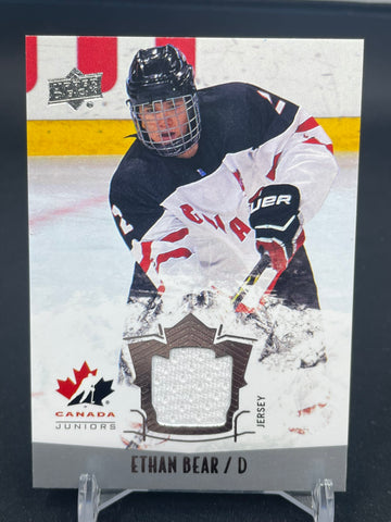 2015 UPPER DECK TEAM CANADA JUNIORS - E. BEAR - #121 - RELIC