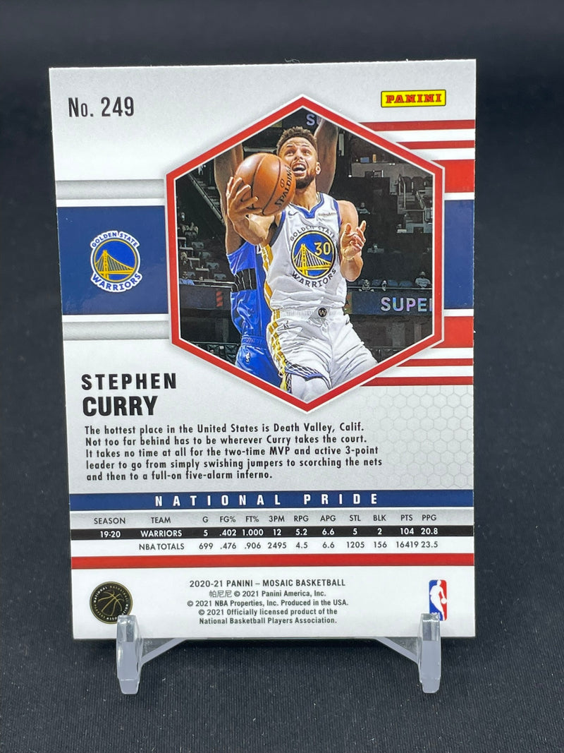 2020 PANINI MOSAIC - PRIZM - NATIONAL PRIDE - S. CURRY -