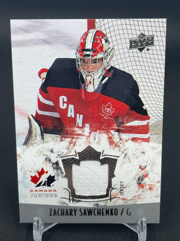 2015 UPPER DECK TEAM CANADA JUNIORS - Z. SAWCHENKO - #131 - RELIC