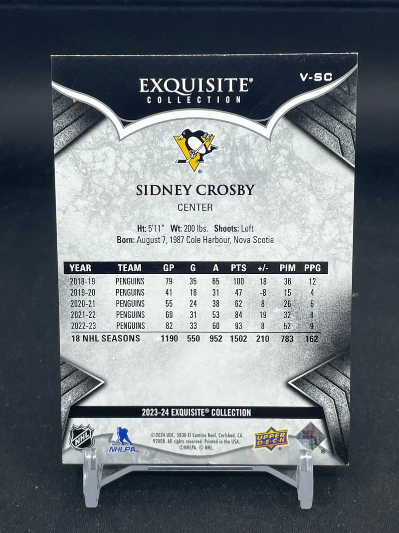 2023 UPPER DECK EXQUISITE COLLECTION - S. CROSBY - #V-SC - #'D/99