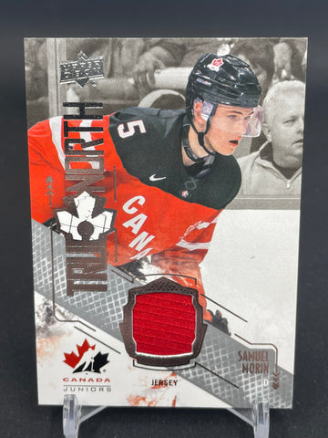 2015 UPPER DECK TEAM CANADA JUNIORS - TRUE NORTH - S. MORIN - #TN-SM - RELIC