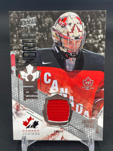 2015 UPPER DECK TEAM CANADA JUNIORS - TRUE NORTH - Z. FUCALE - #TN-ZF - RELIC