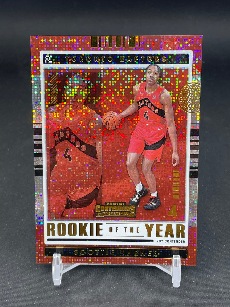 2021 PANINI CONTENDERS - ROOKIE OF THE YEAR - S. BARNES -