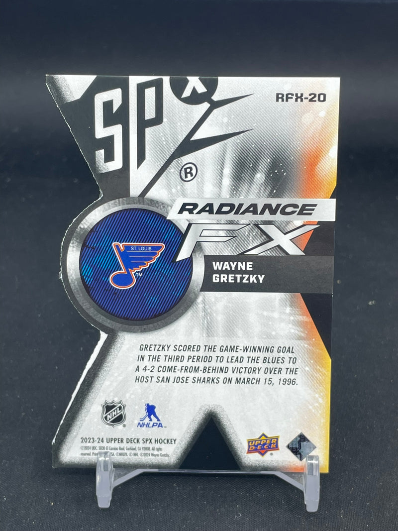 2023 UPPER DECK SPX - BLUE - RADIANCE FX - W. GRETZKY - #RFX-20 - #'D/299