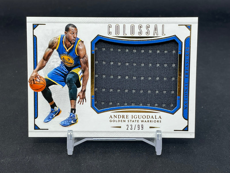 2015 PANINI NATIONAL TREASURES - COLOSSAL - A. IGUODALA - #1 - #'D/99 - RELIC